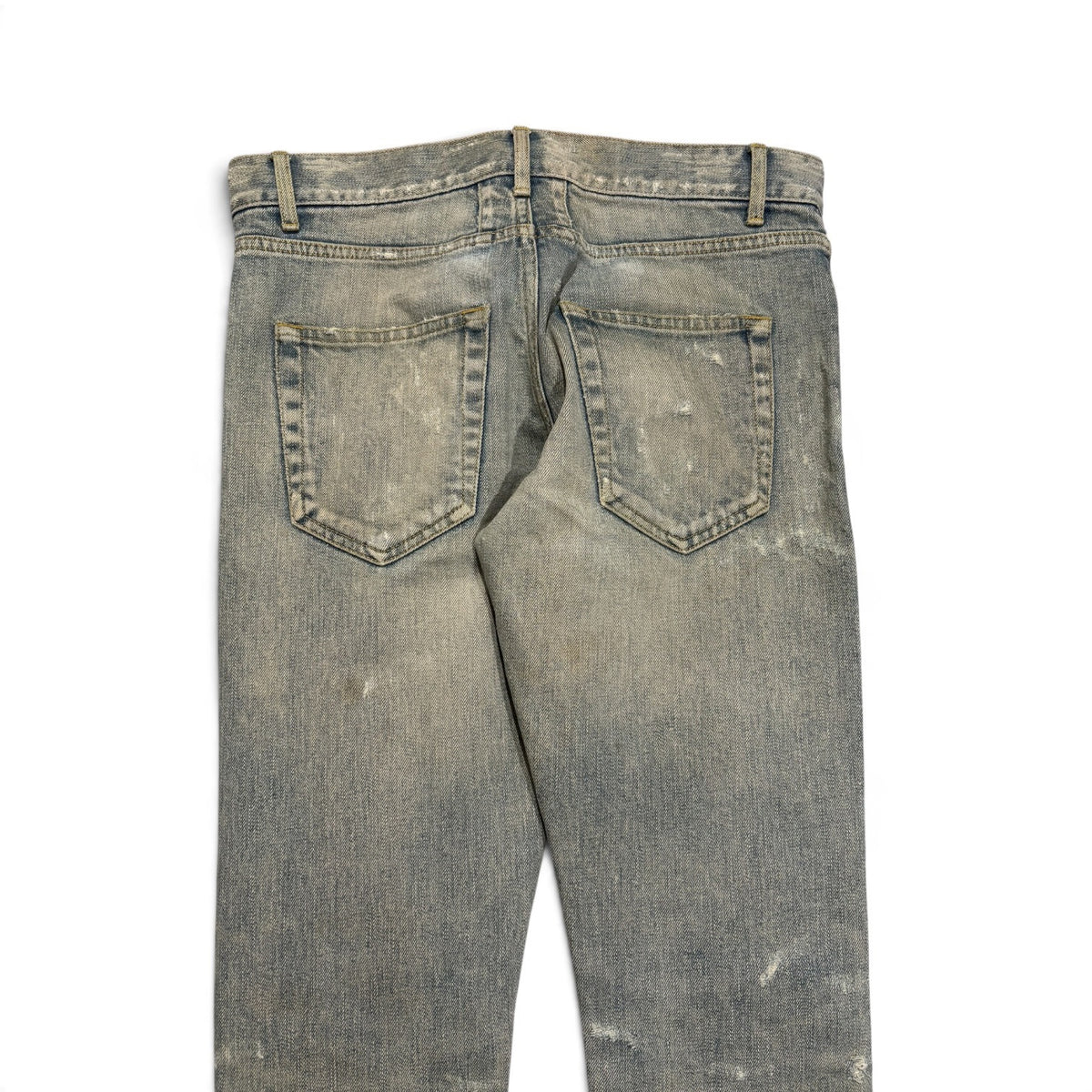 Saint Laurent FW14 Sandwash Crash Denim