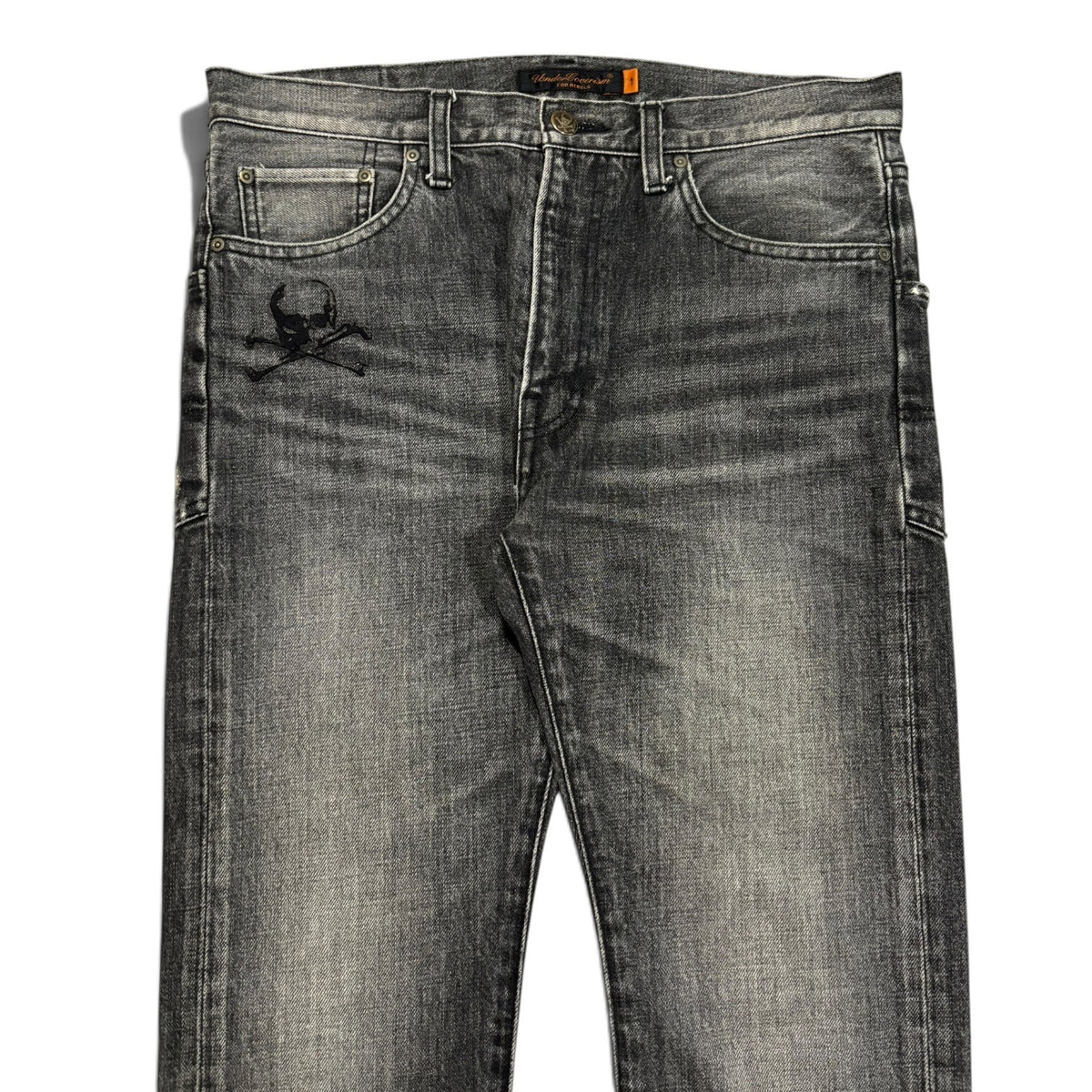 Undercover AW05 Black Skull Denim