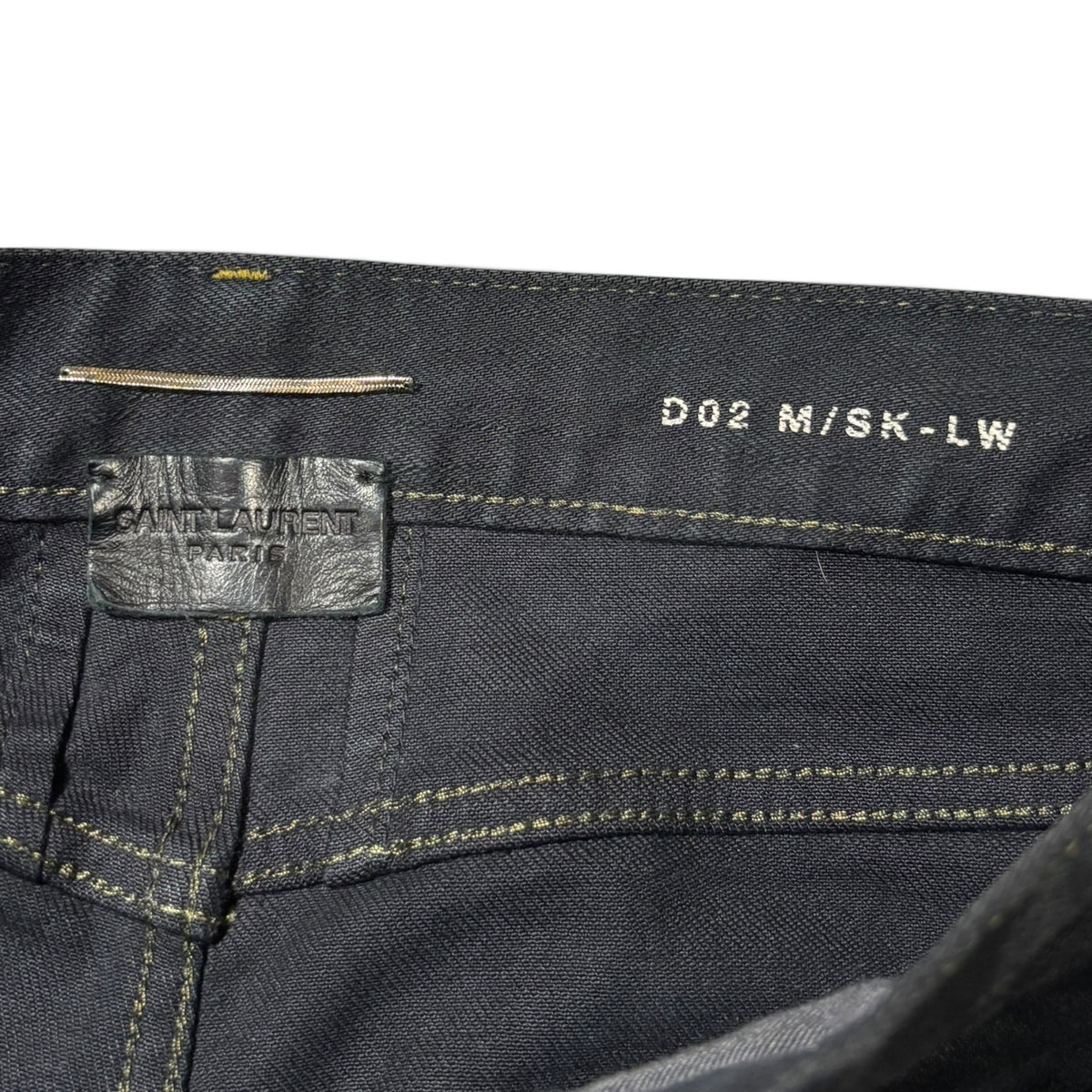 Saint Laurent AW14 Oil Spill D02 Denim