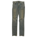 Saint Laurent AW15 Mudwash Knee Slit Denim