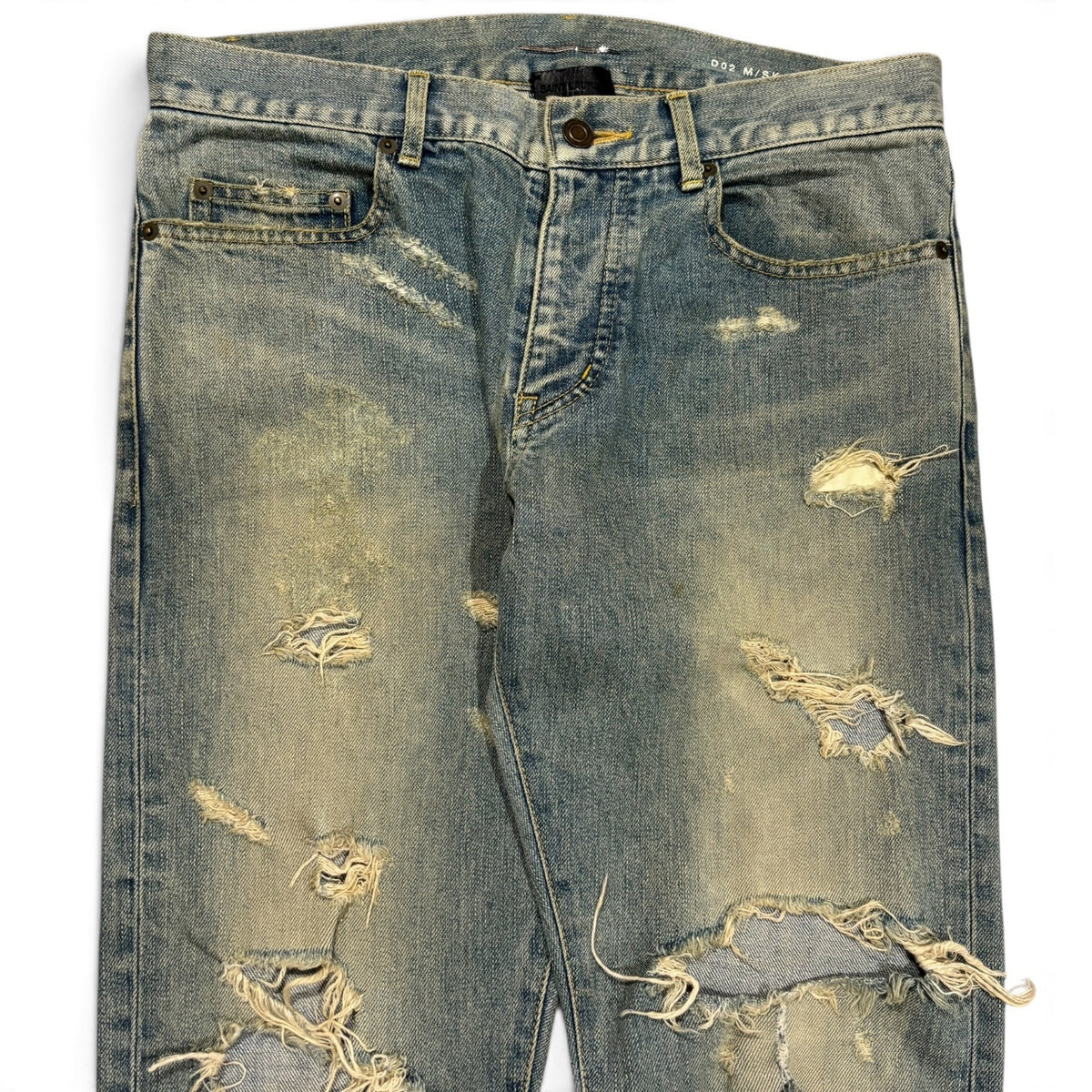 Saint Laurent FW14 Crash Denim