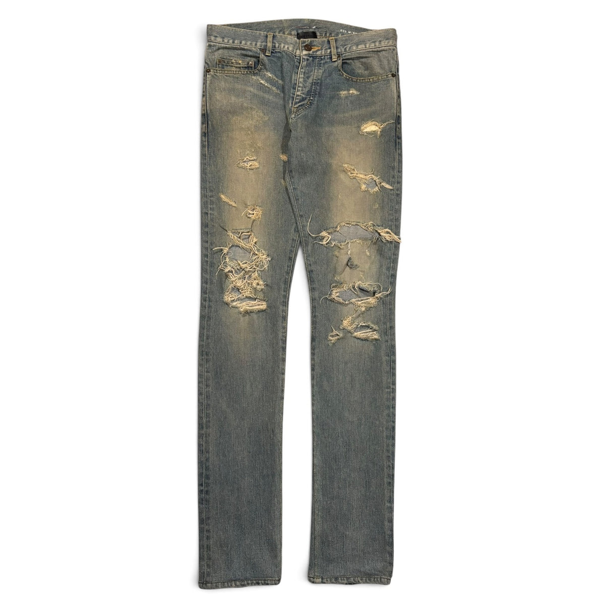 Saint Laurent FW14 Crash Denim
