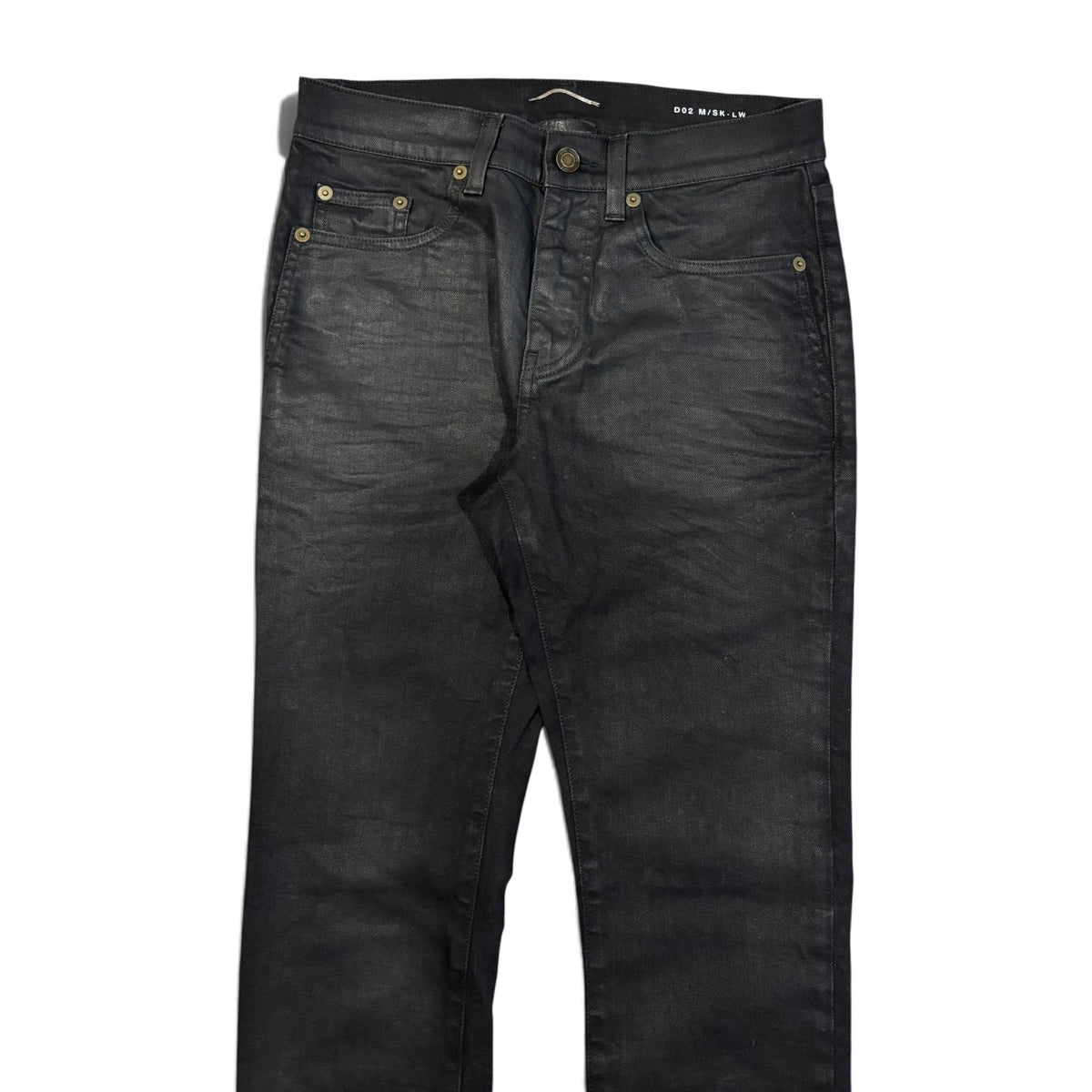 Saint Laurent AW17 Black Wax D02 Denim