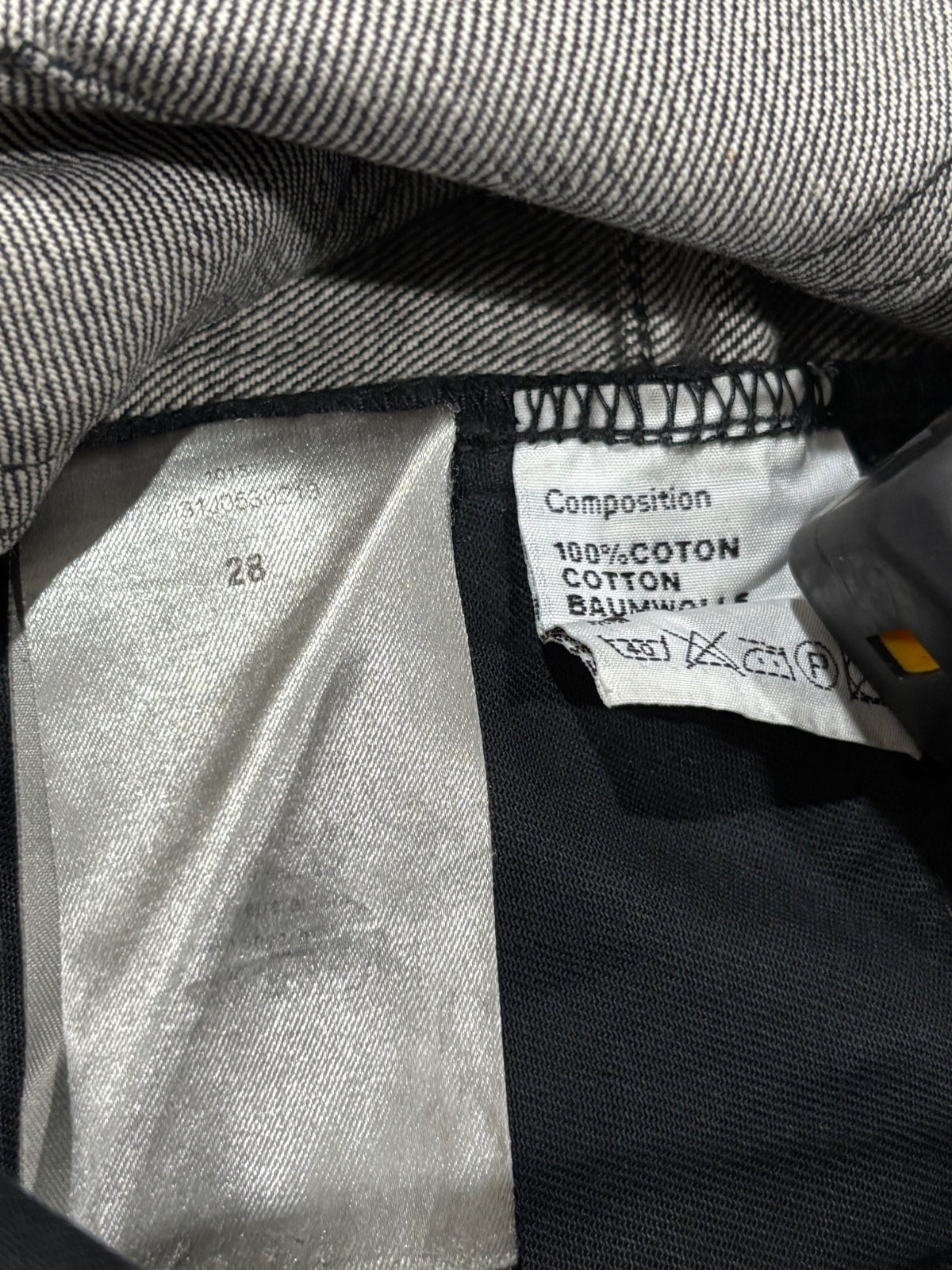 Dior Homme Grey Clawmark Denim