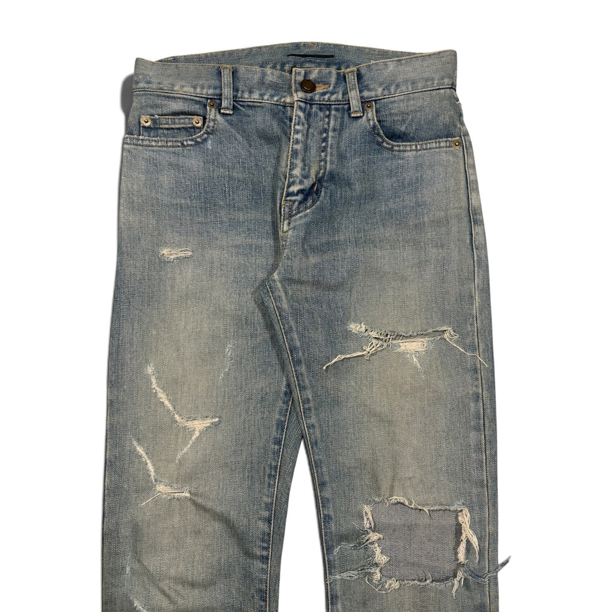 Saint Laurent AW16 Crash Denim