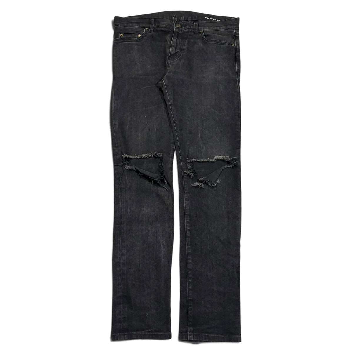 Saint Laurent D02 Knee Slit Denim Jeans