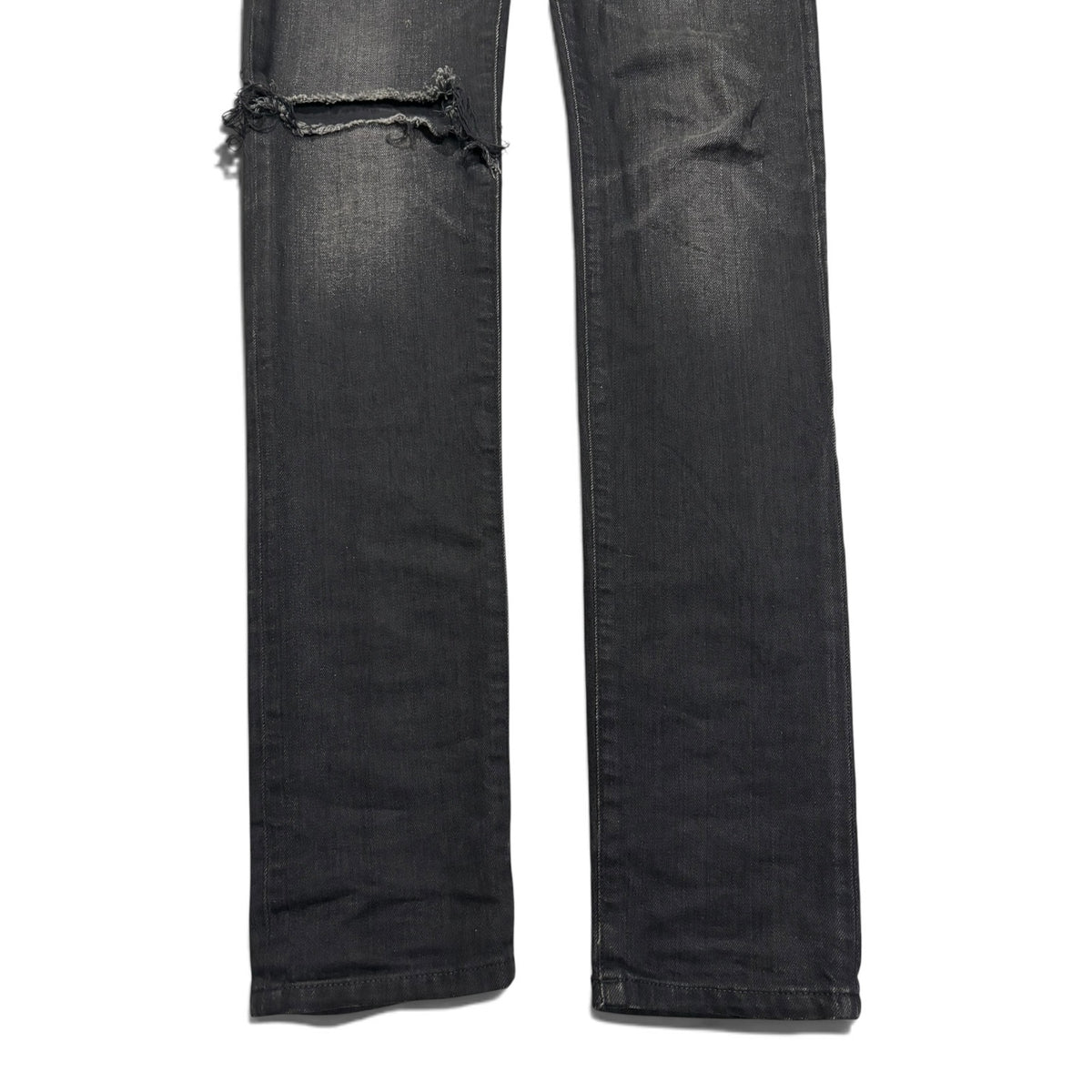 Saint Laurent AW16 Knee Rip D02 Denim
