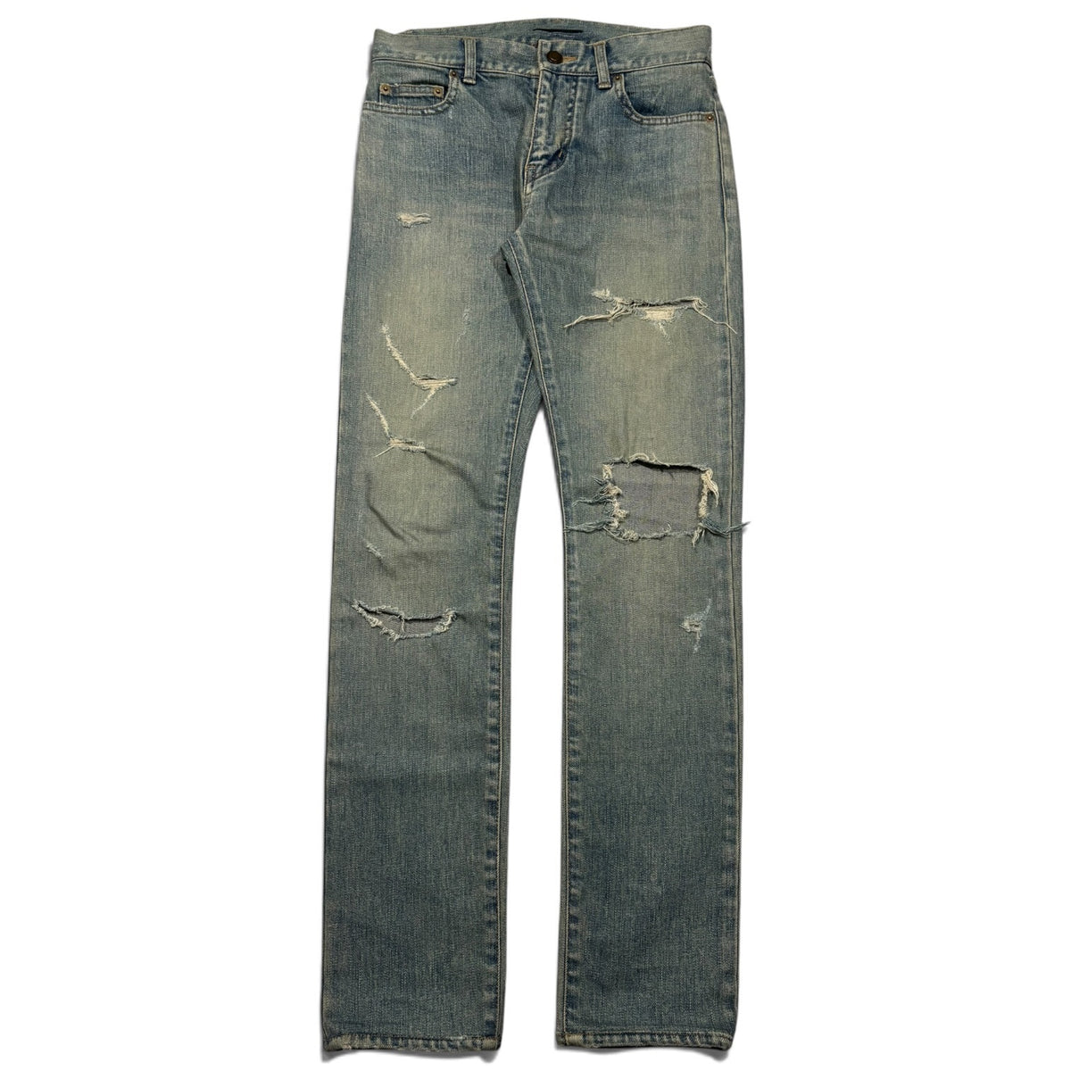 Saint Laurent AW16 Crash Denim