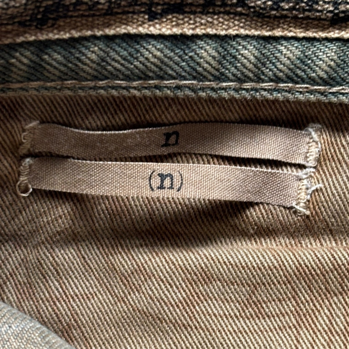 Number (N)ine SS07 Mudwash Pain Denim