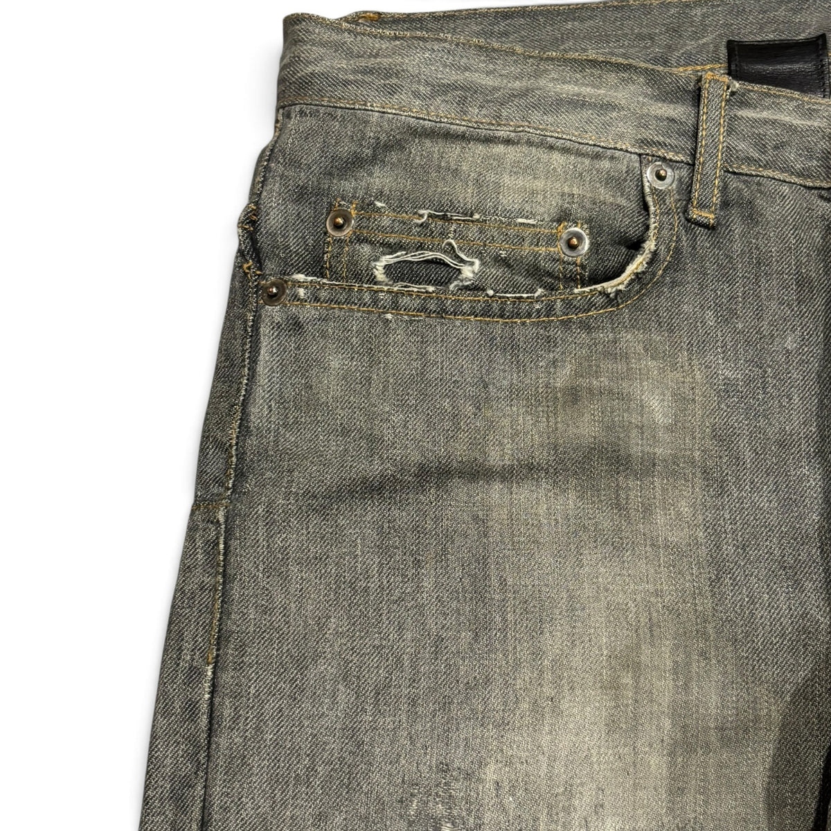Dior Homme SS06 Grey Distressed Denim
