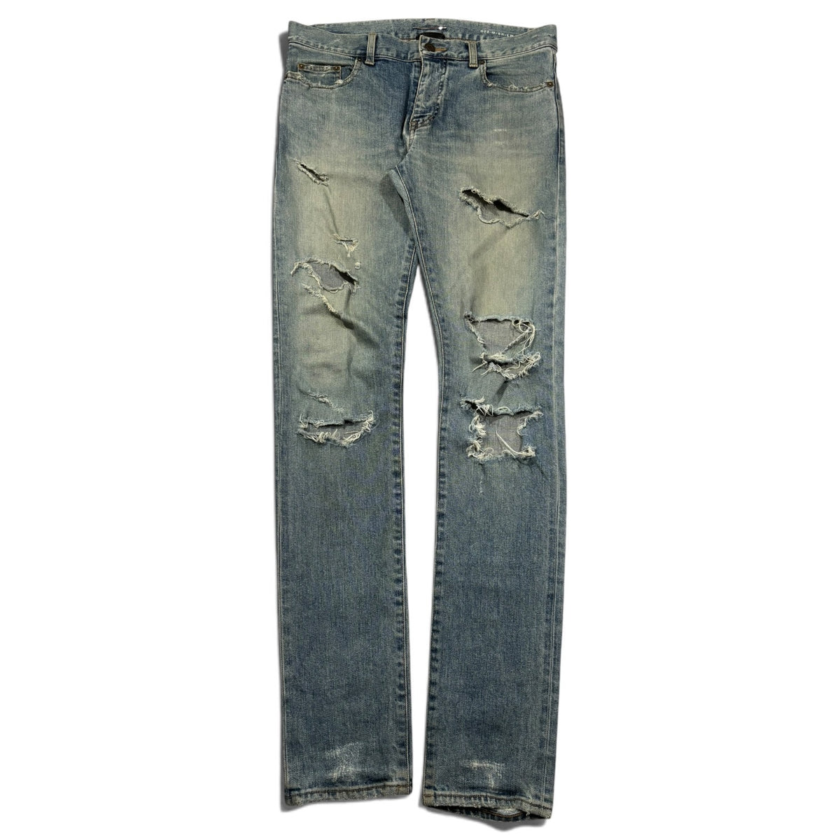 Saint Laurent AW15 Crash Denim