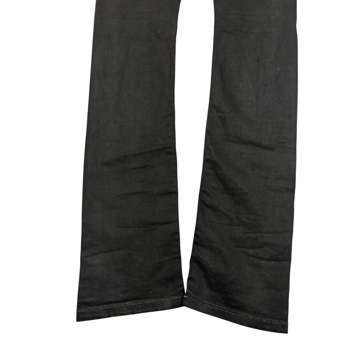 Rick Owens DRKSHDW FW15 Black Waxed Detroit Cut