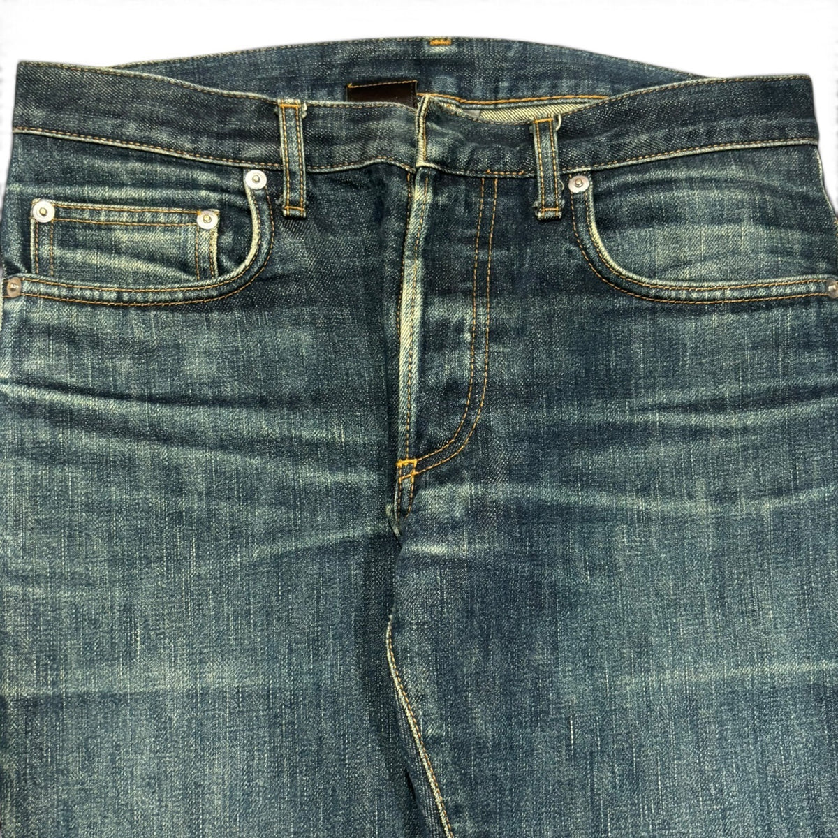 Dior Homme Raw Faded Indigo Denim