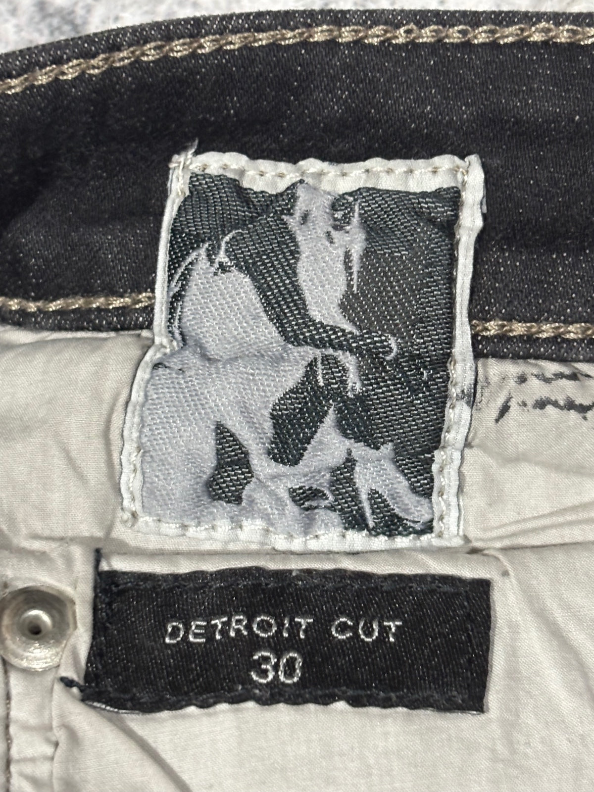 Rick Owens DRKSHDW FW21 Foil Wax Detroit Cuts