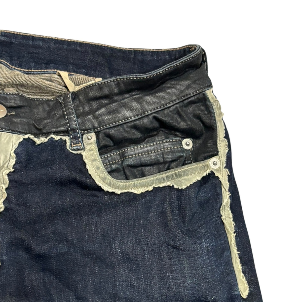 Rick Owens SS19 Babel Tyrone Patchwork Jeans