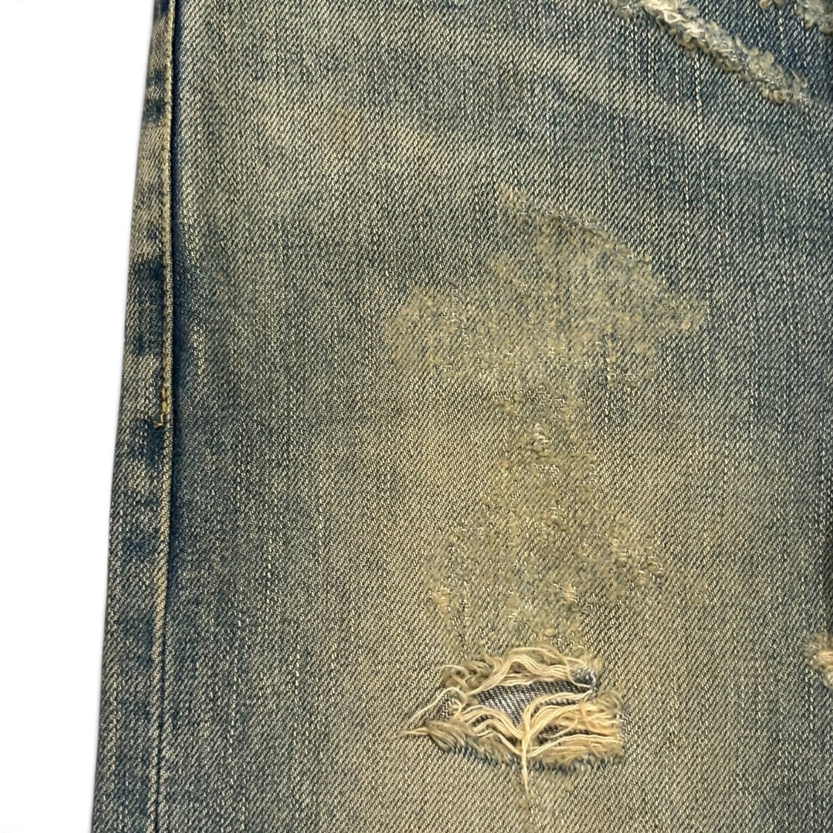 Saint Laurent FW14 Crash Denim