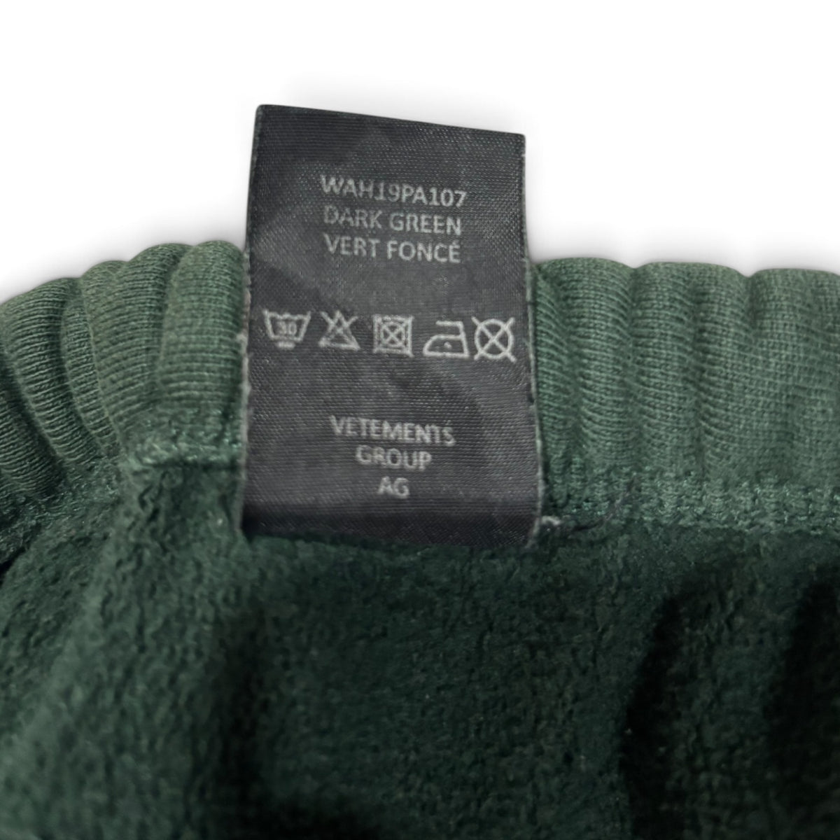 Vetements Spellout Sweatpants