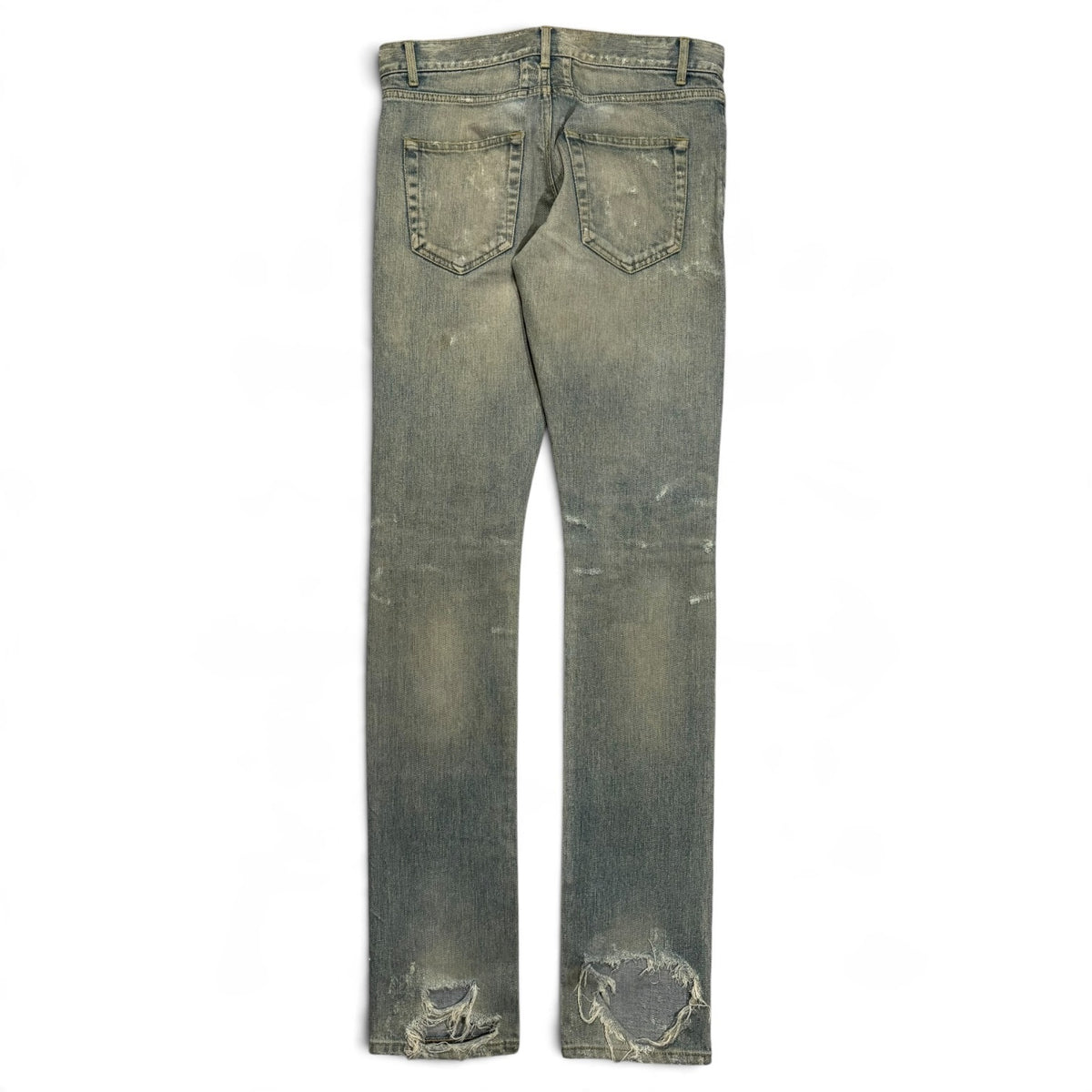 Saint Laurent FW14 Sandwash Crash Denim