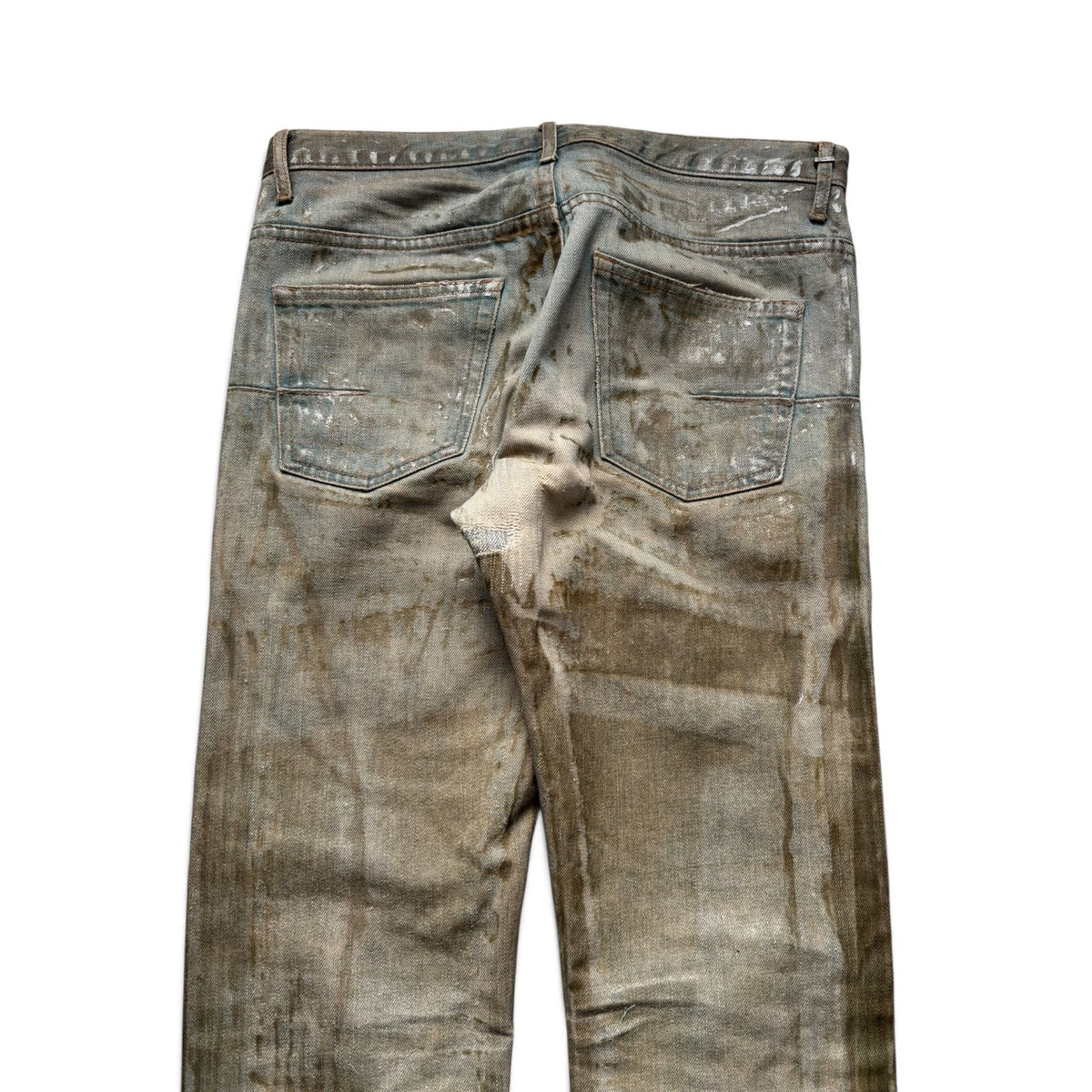 Dior Homme SS04 Waxed Bleu Claire Denim