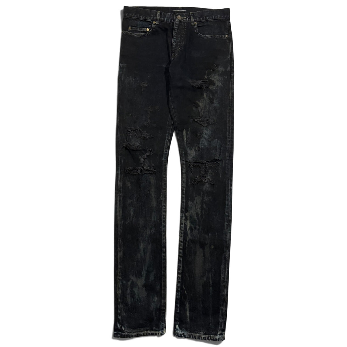 Saint Laurent AW14 Oil Spill Denim