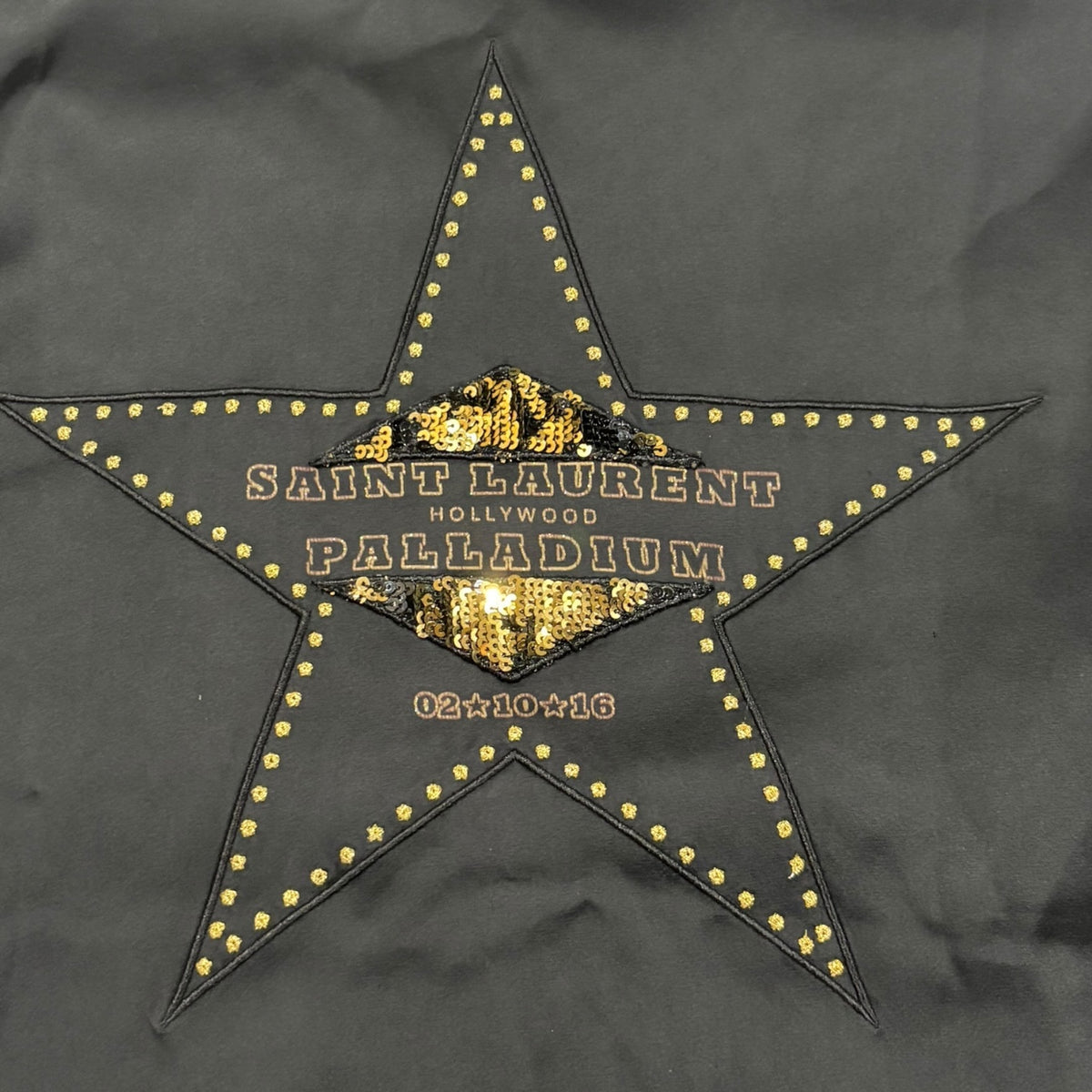 Saint Laurent AW16 Hollywood Palladium Teddy Jacket
