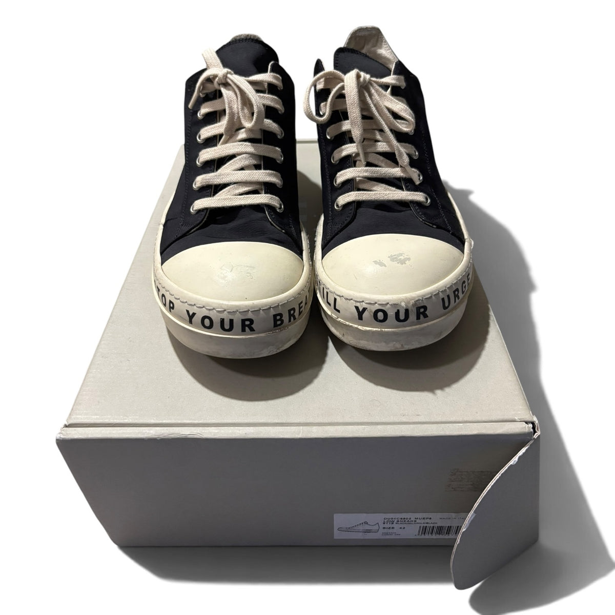 Rick Owens DRKSHDW Stop Your Breath Ramones