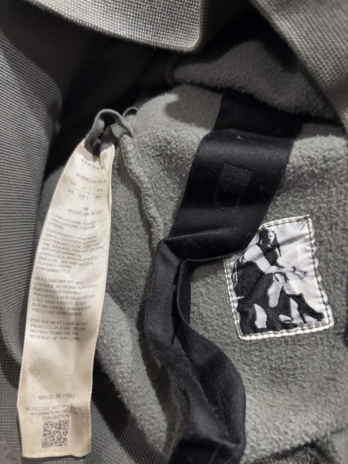 Rick Owens DRKSHDW FW23 Grey Jason Hoodie