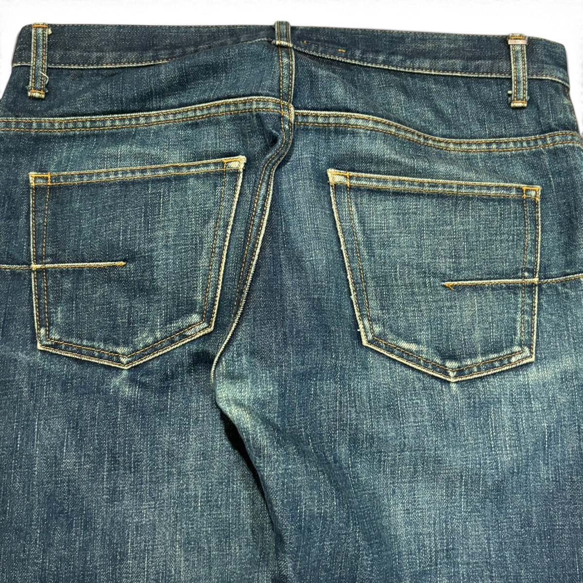 Dior Homme Raw Faded Indigo Denim