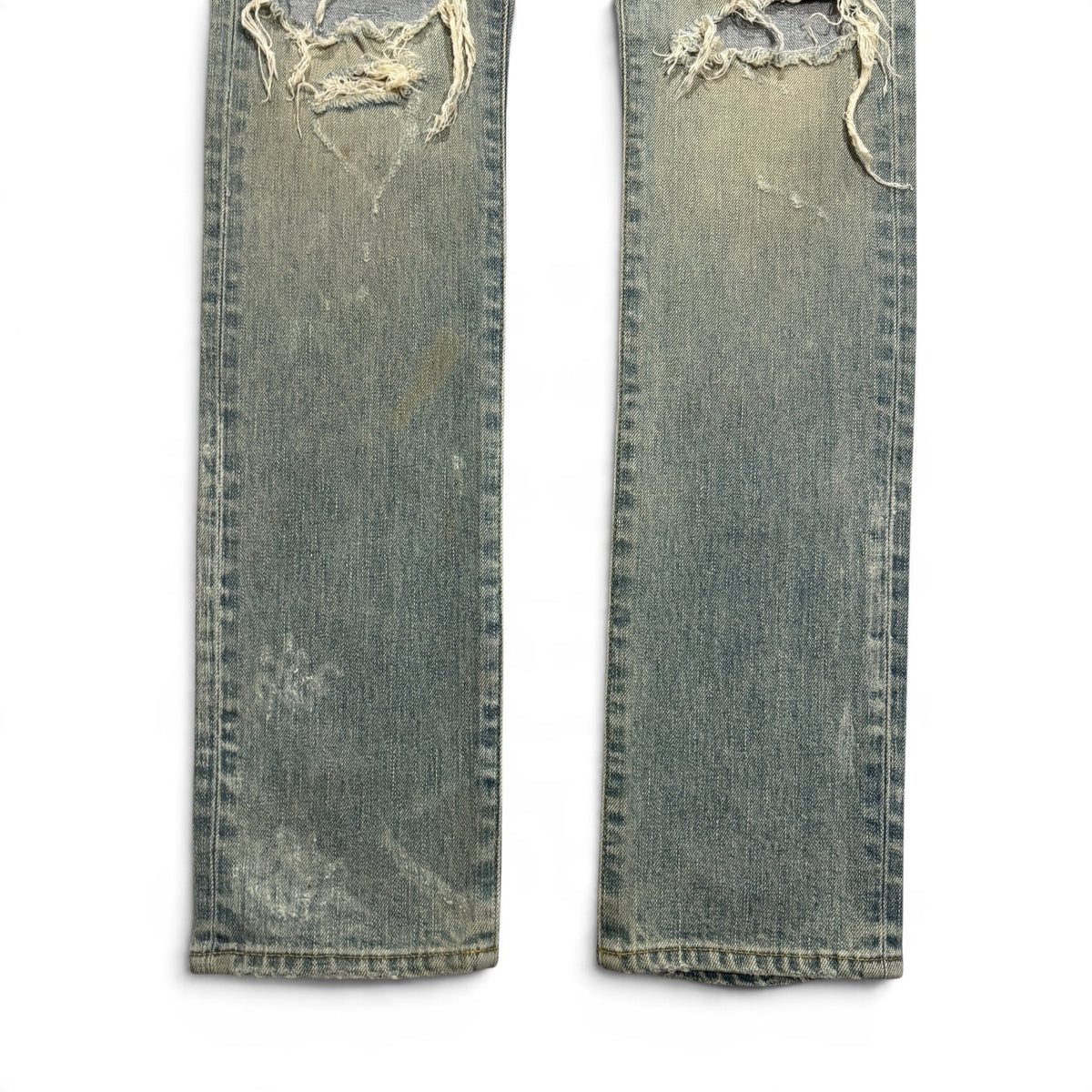 Saint Laurent FW14 Sandwash Crash Denim