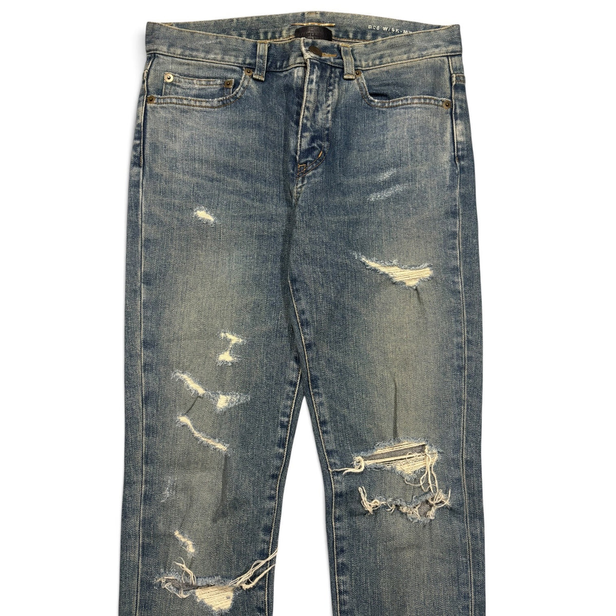 Saint Laurent AW15 Crash Denim