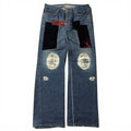 Number (N)ine AW03 Kurt Cobain Patchwork Denim