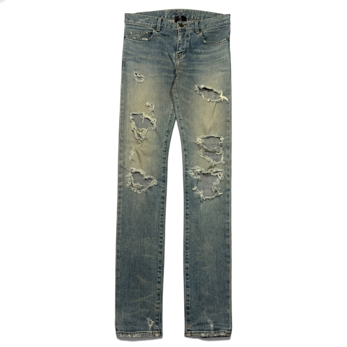 Saint Laurent AW15 Crash Denim