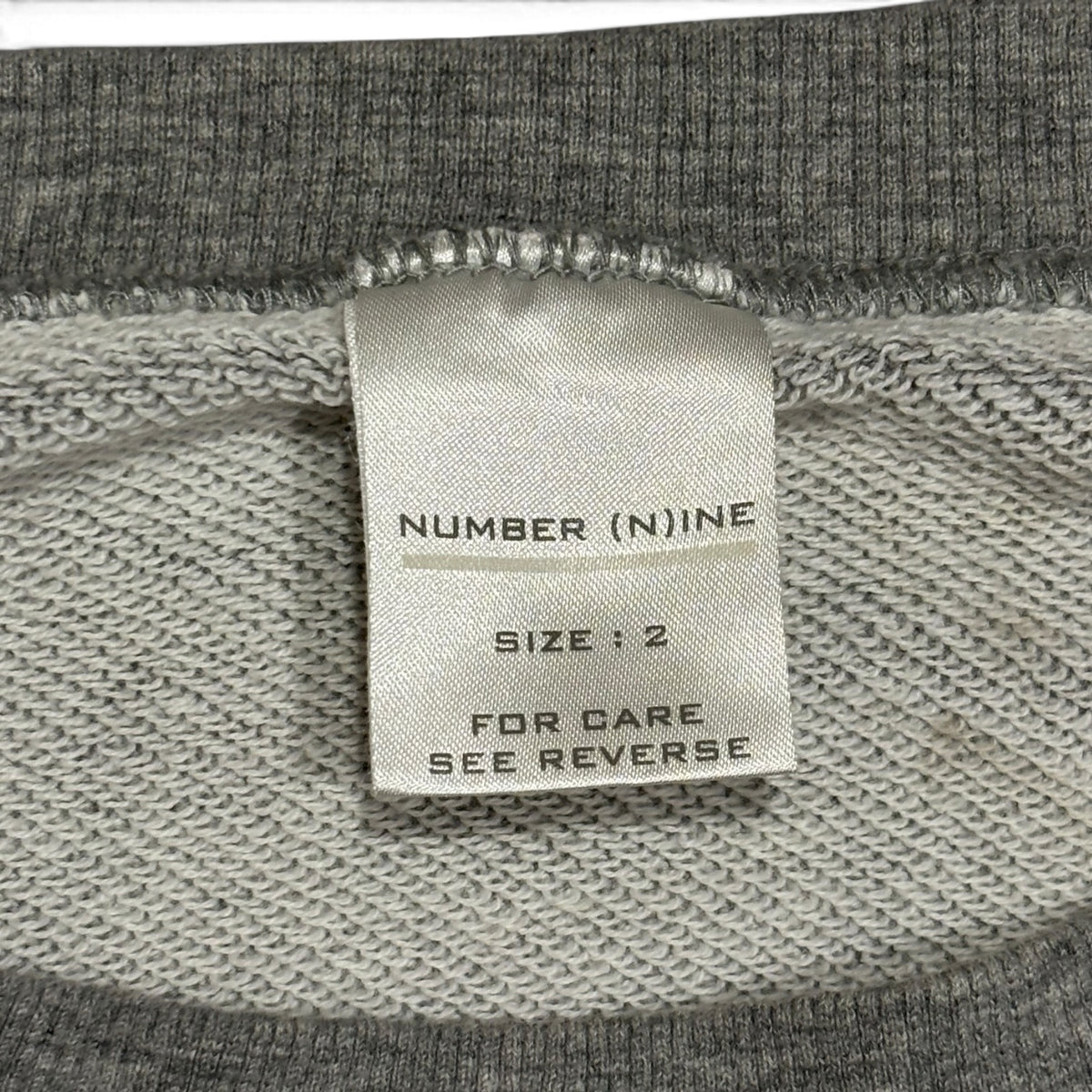Number (N)ine AW01 Shield Bullet Hole Sweater