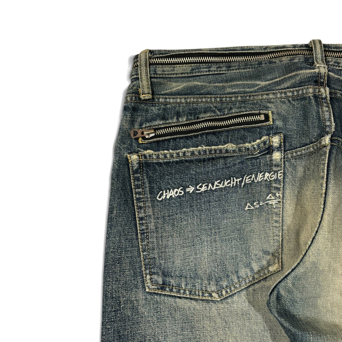 Undercover SS07 Chaos Zipper Denim