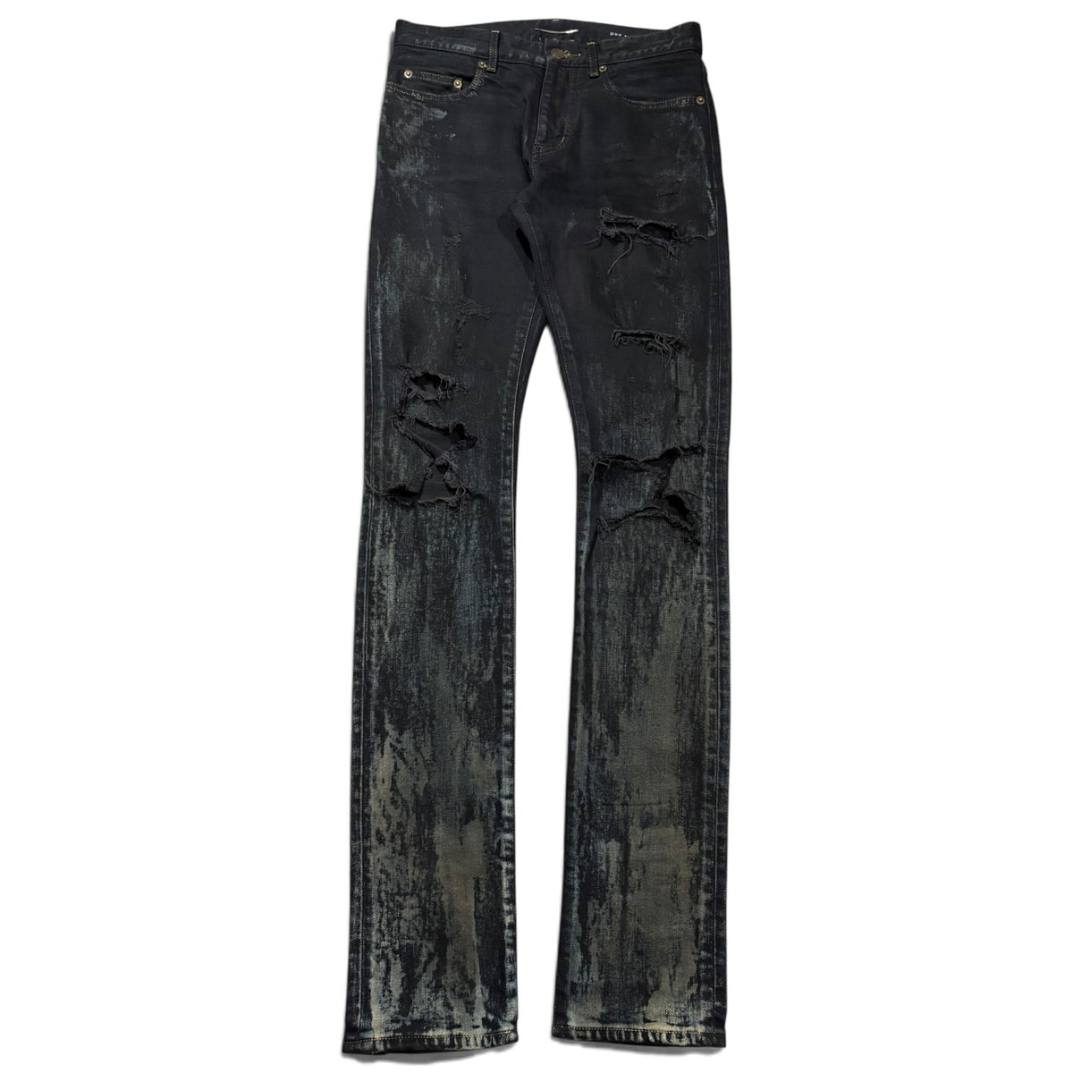 Saint Laurent AW14 Oil Spill D02 Denim