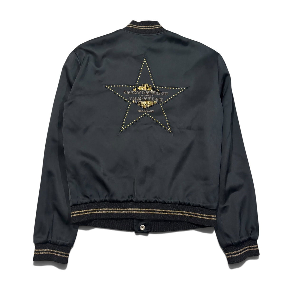 Saint Laurent AW16 Hollywood Palladium Teddy Jacket